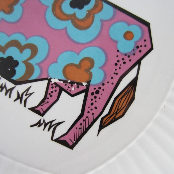 FOLK ART Unique Beefeater Plate - Picture 2 of 5